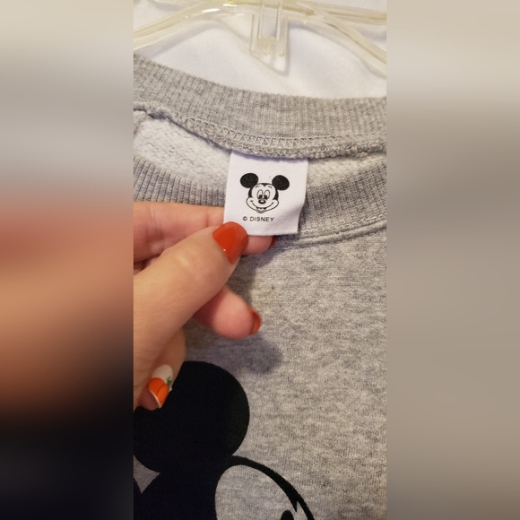 Vintage Disney Pullover Sweater Size S Grey Crewneck Walt Disney World - Picture 11 of 16